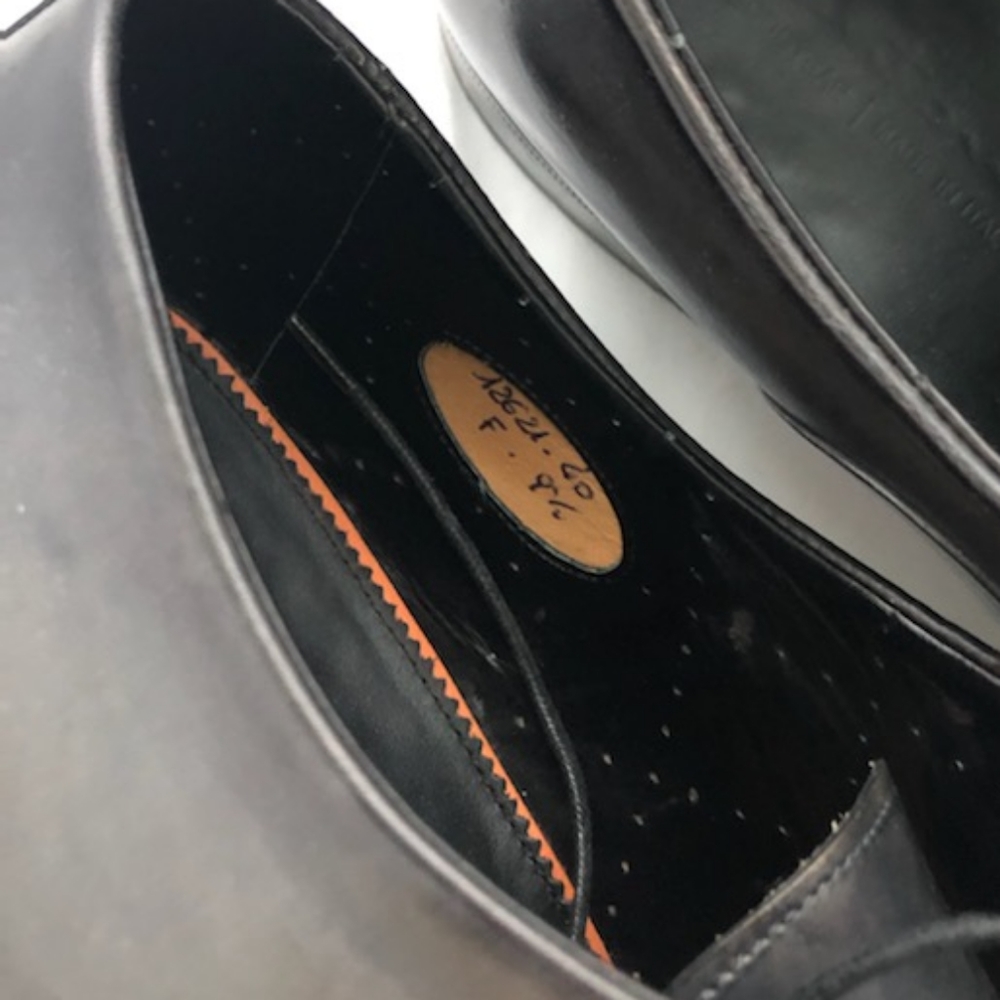 Santoni Charcoal Grey Shoe size 10.5 - Picture 4 of 5